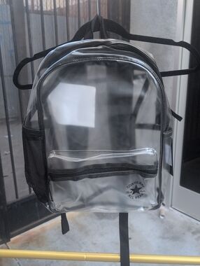 Men's Converse Clear Back to School Backpack NWT